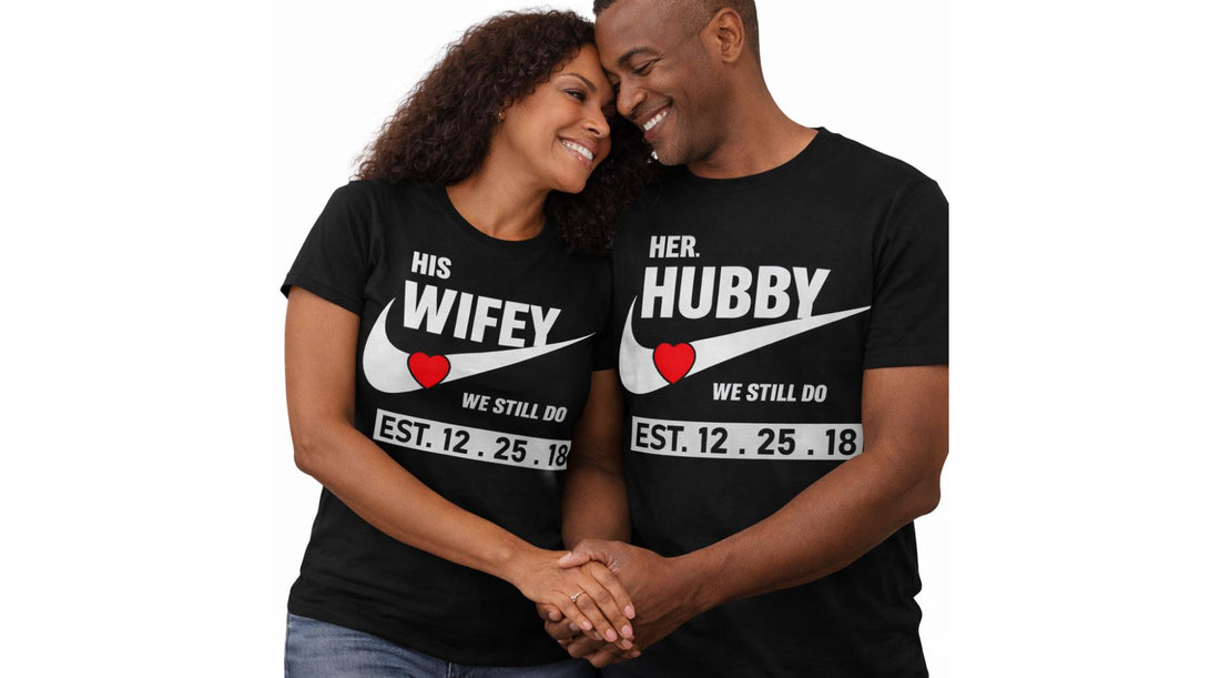 Kreative Favors Great Husband and Wife Couple Shirts for Every Occasion