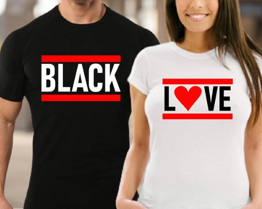 Black Love Couple Shirts