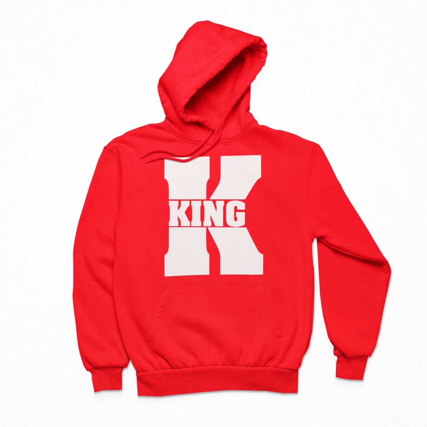 King and Queen Couples Hoodies Red