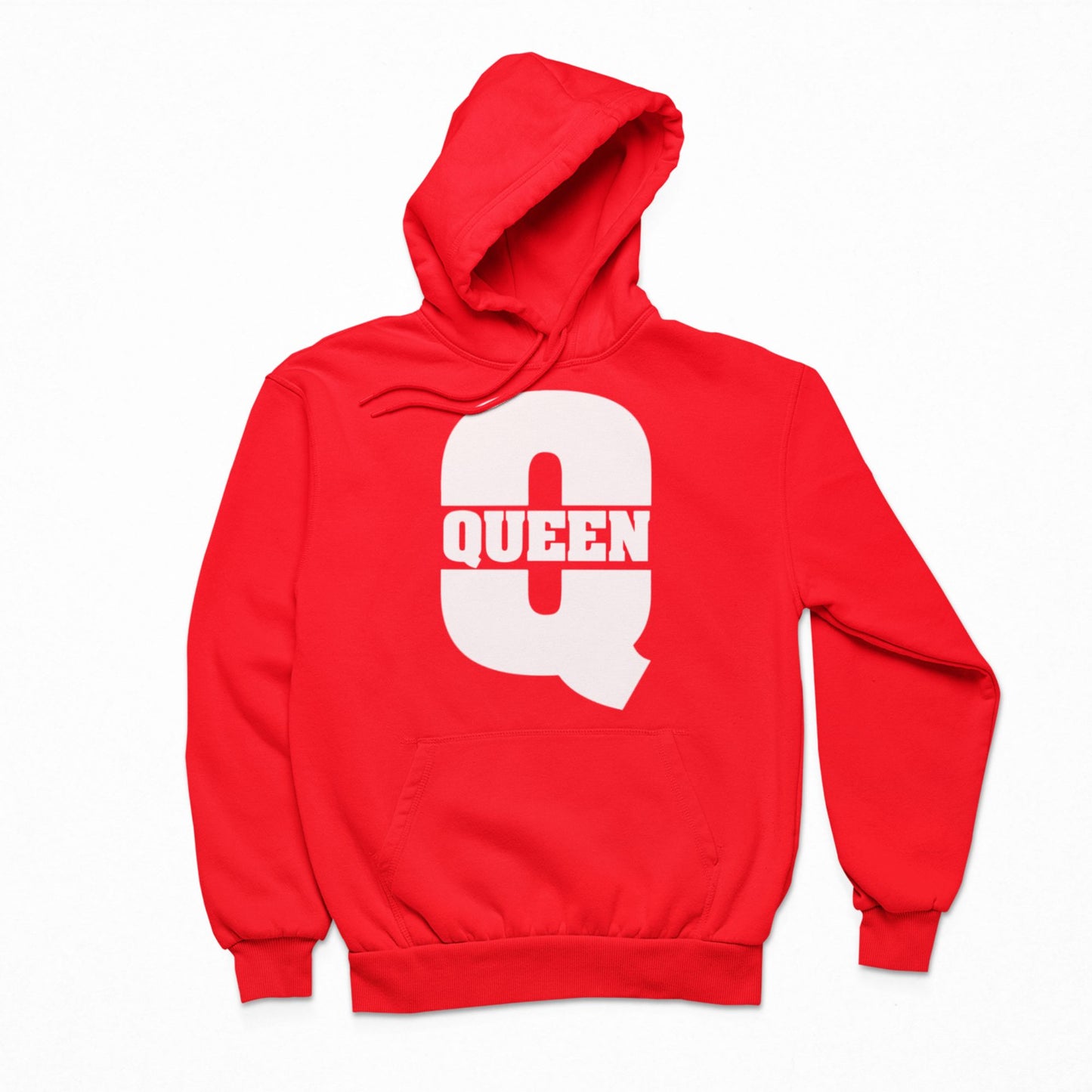 King and Queen Couples Hoodies Red