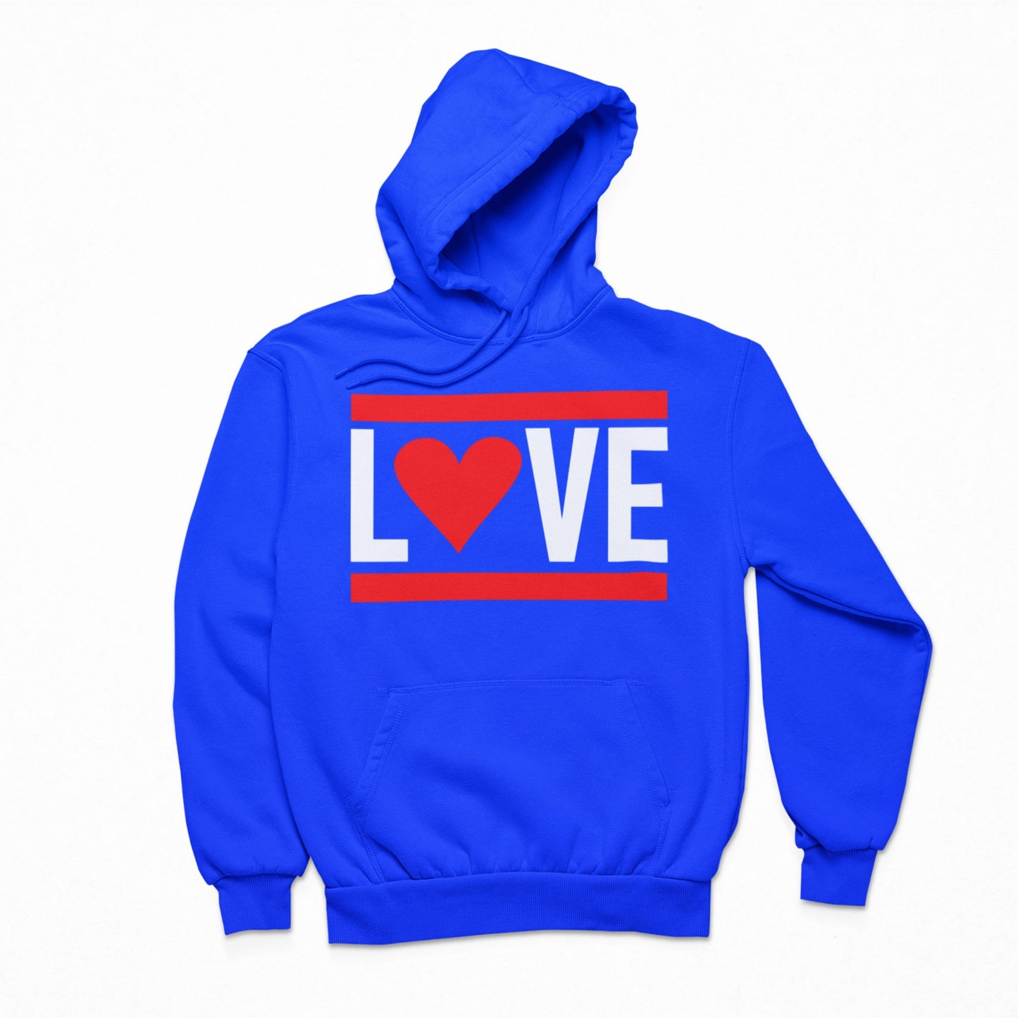 Real Love Couples Hoodies Royal Blue