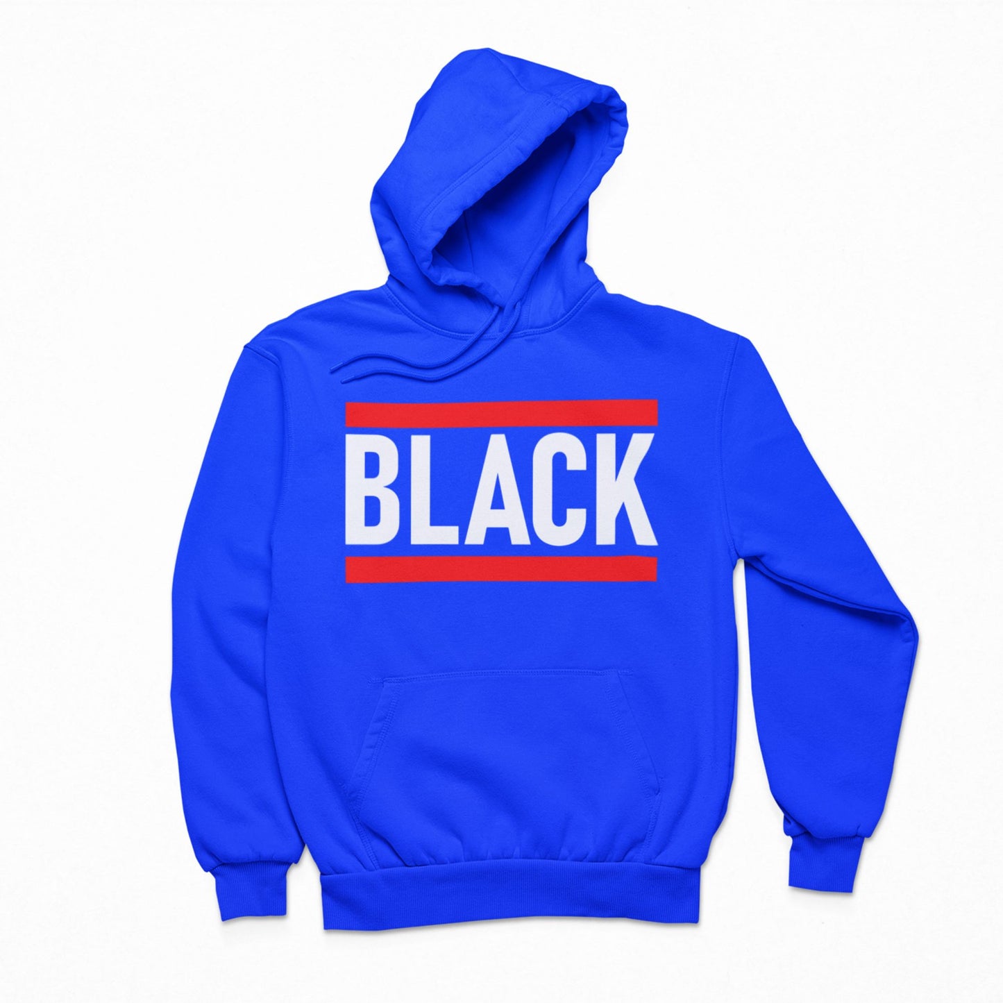 Black Love Couples Hoodies Royal Blue