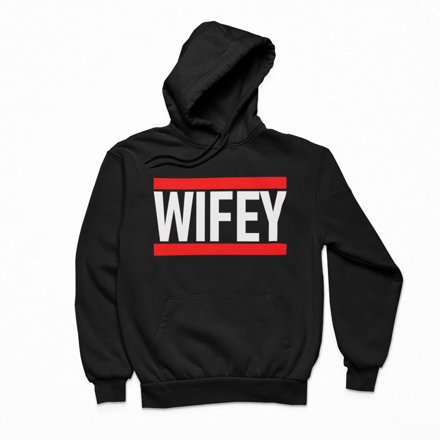 Husband and Wife Couples Hoodies Black