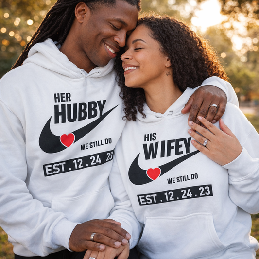 Husband & Wife Matching Couples T-Shirts | Unisex Romantic Shirts