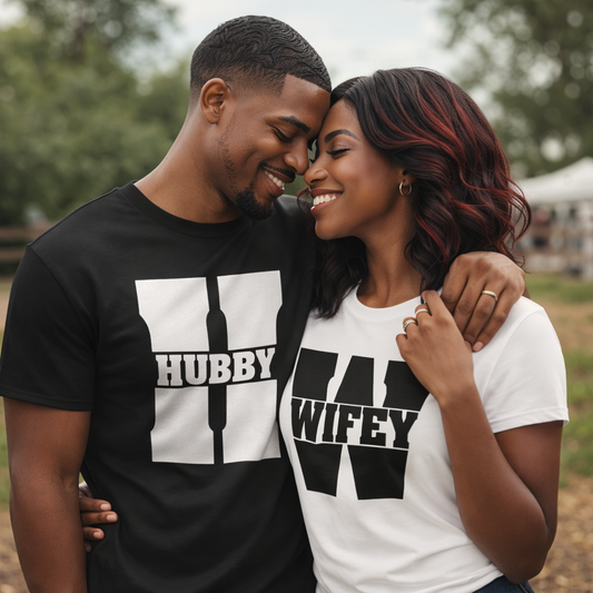 Husband & Wife Matching Couples T-Shirts | Unisex Romantic Shirts