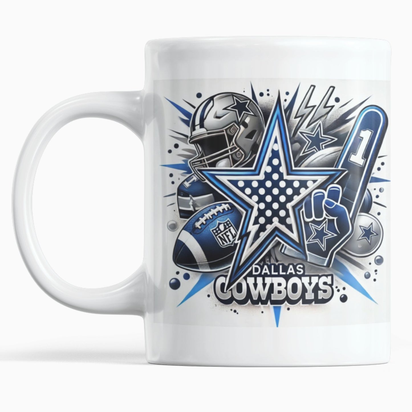 11 oz Cowboys Football Coffee Mug