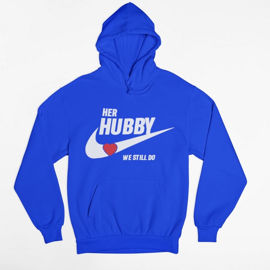 Husband and Wife Couples Hoodies | Royal Blue | Matching Valentines Day, Wedding & Anniversary Hoodies