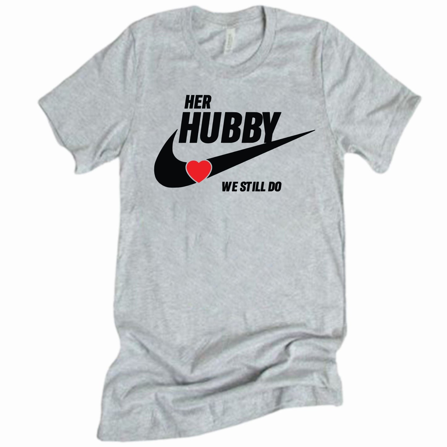 Husband & Wife Matching Couples T-Shirts | Sports Grey | Unisex Romantic Shirts