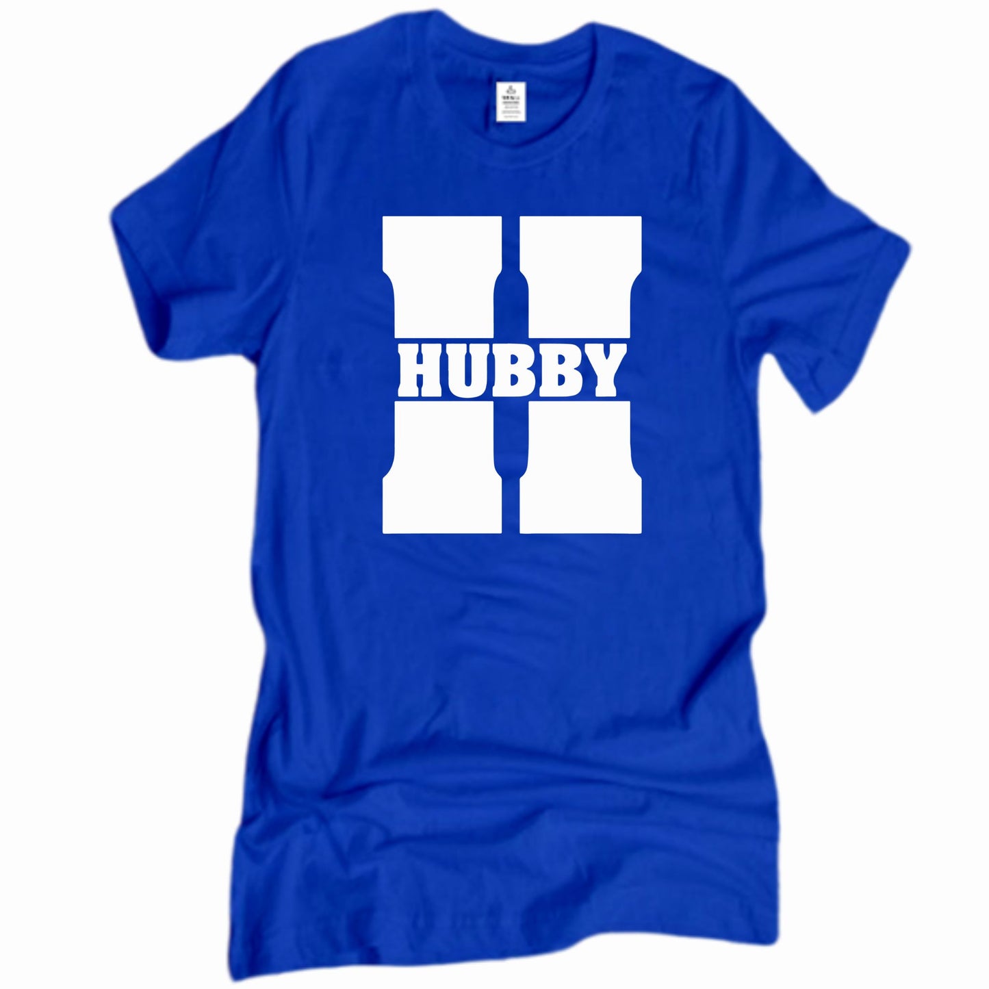 Husband & Wife Matching Couples T-Shirts | Royal Blue | Unisex Romantic Shirts