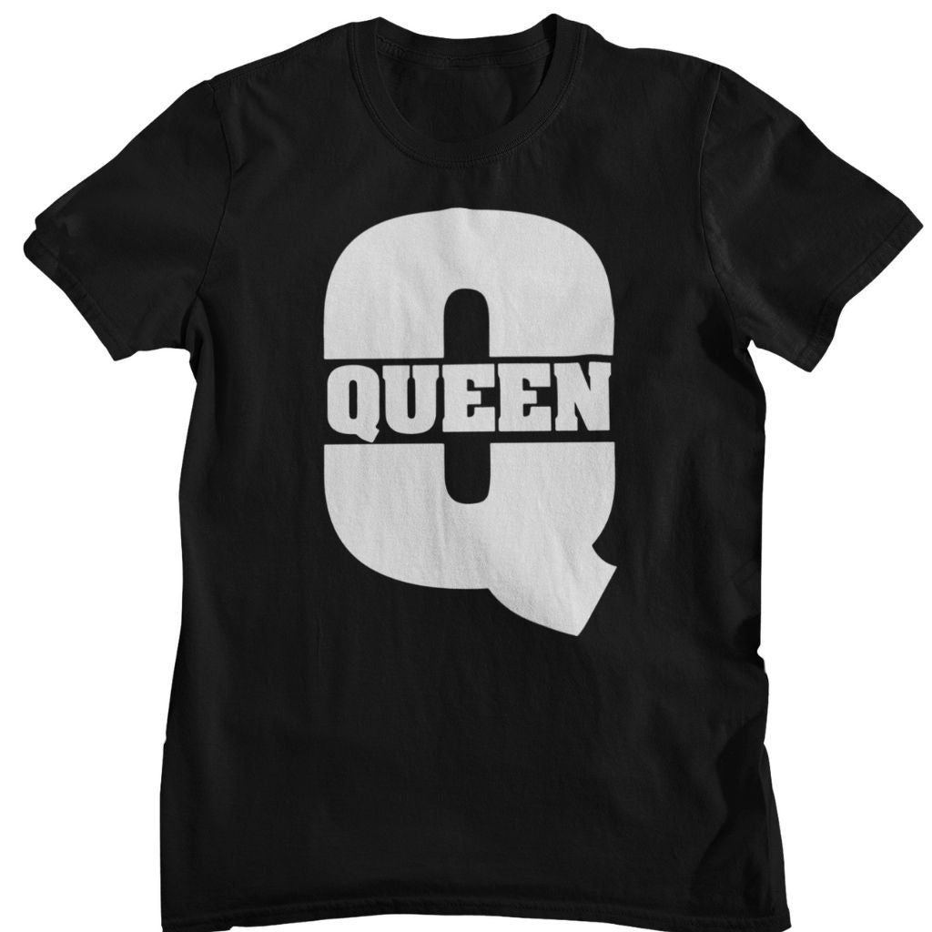 King Queen Matching Couples Shirts Romantic Unisex Gifts for Valentines Weddings Anniversaries