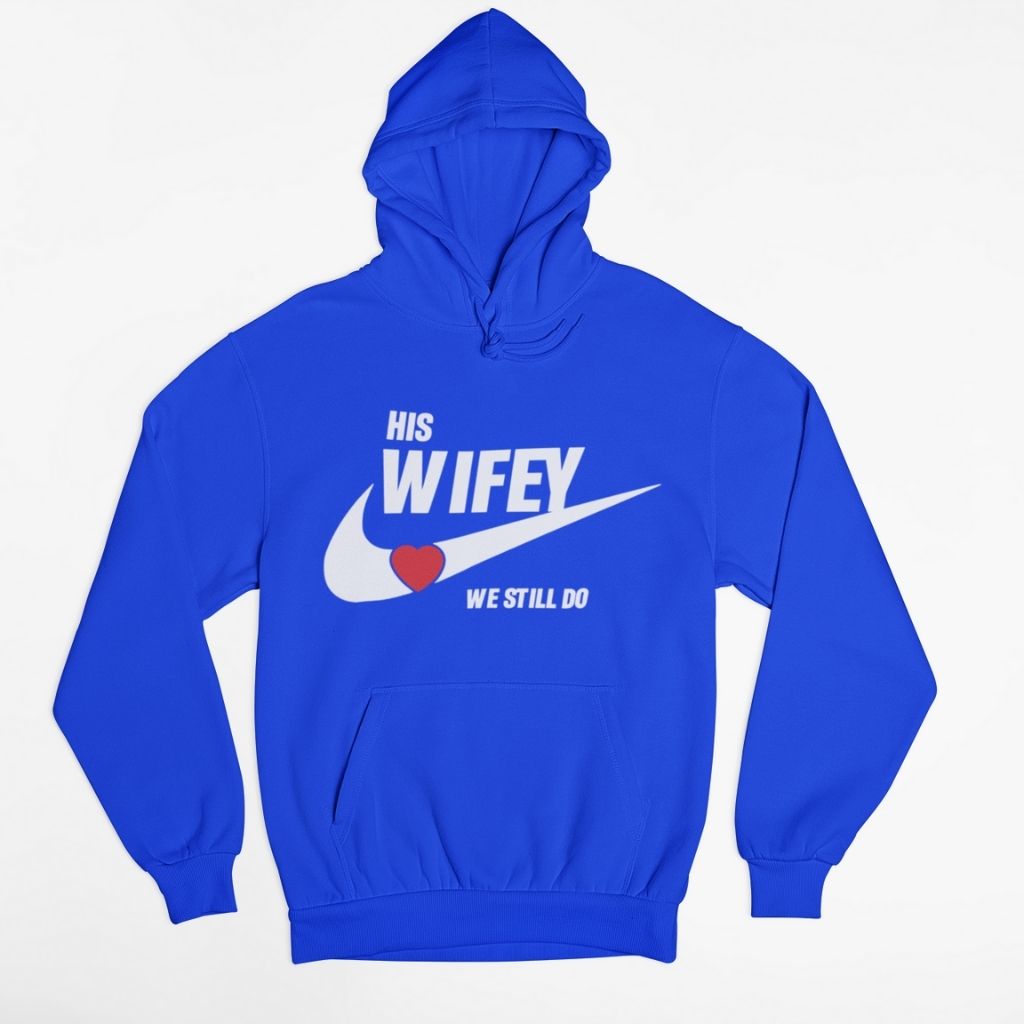Husband and Wife Couples Hoodies | Royal Blue | Matching Valentines Day, Wedding & Anniversary Hoodies